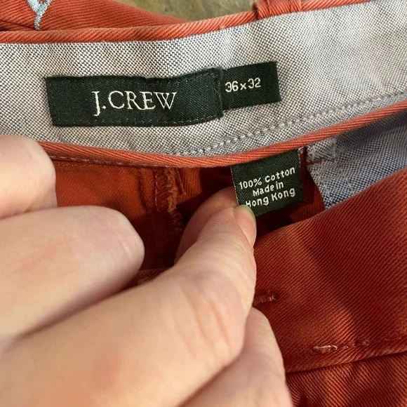 J Crew Swordfish/Marlin Embroidered Mens Pants - 36 x 32 - Picture 2 of 3